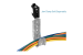 2in Ceiling Mount J Hook with Retaining Clip, 50-Pack