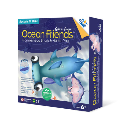 Ocean Friends Hammerhead Shark & Manta Ray (Love the Ocean)