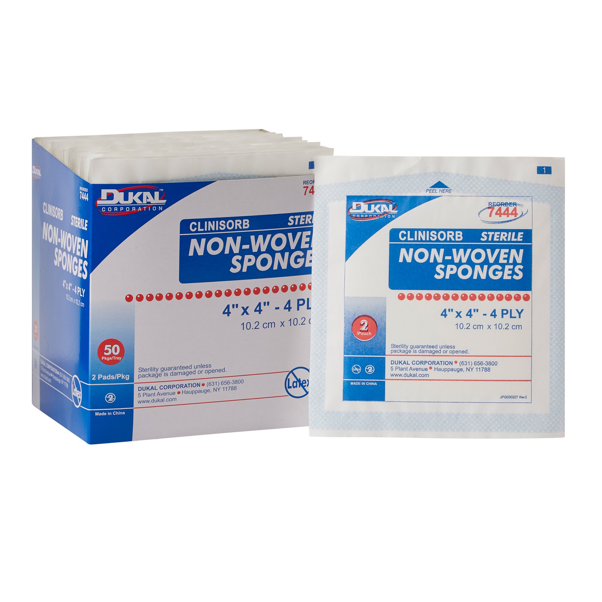 Clinisorb Sterile Nonwoven Sponge, 4 x 4 Inch, 4-Ply MK 785904
