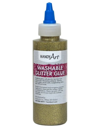 Glitter Glue (Washable) Gold - 4 oz.