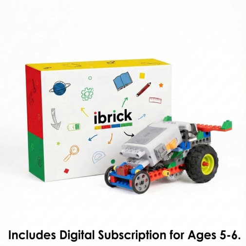 ibrick STEM building kit + digital 12-month subscription (for ages 5-6)