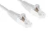 Cat5e Shielded Ethernet Patch Cable, Half-moon Boot, 3 ft, White