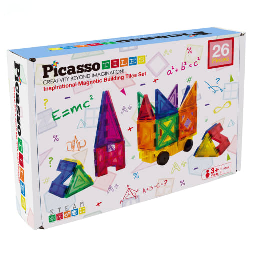 Picasso Tiles Inspirational Magnetic Set (26 piece)