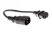 AC Power Cord, C14 to C13, 18 AWG, 1ft, Black