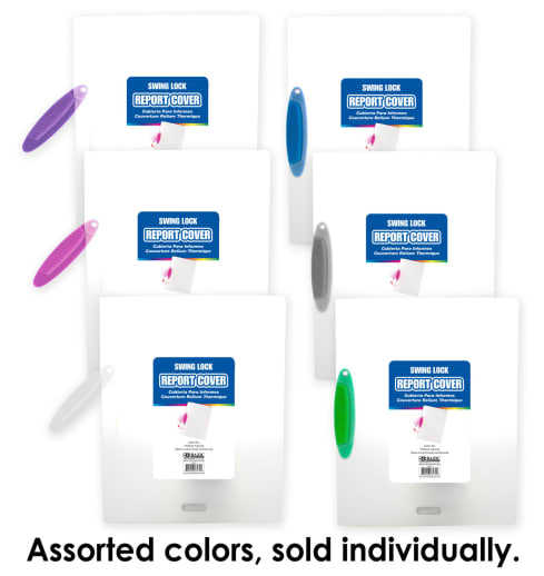 Report Cover, Swing Lock - non-glare