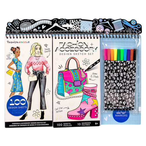 Fashion Design & Accessory Sketch Set