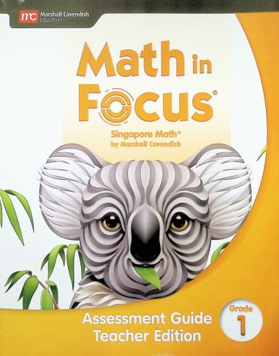 Math in Focus Assessment Guide Teacher Edition Grade 1