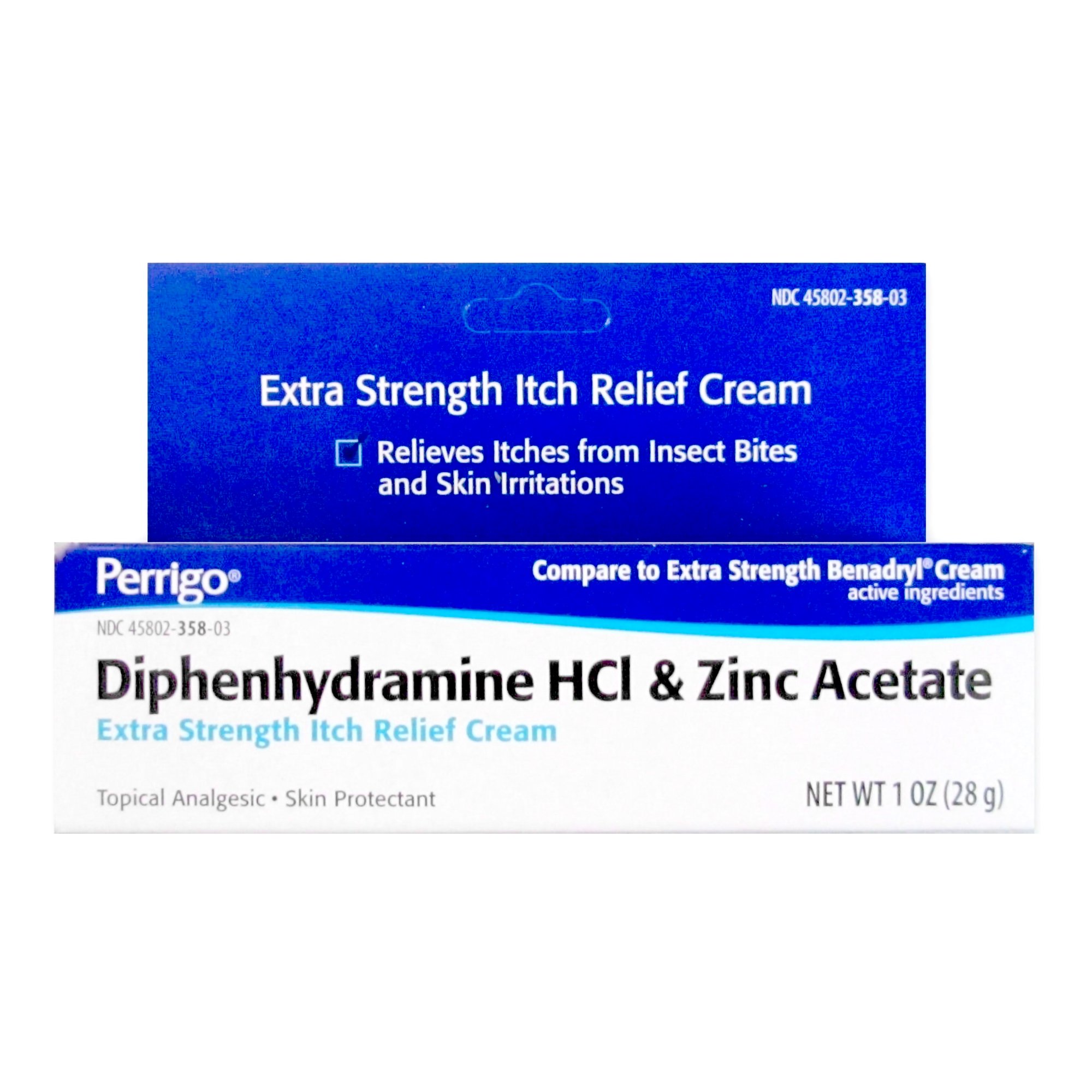 Perrigo Diphenhydramine / Zinc Acetate Itch Relief, 1-ounce Tube MK 541916