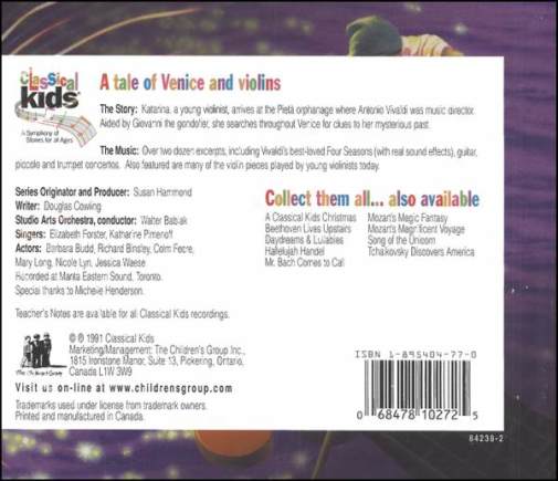 Vivaldi's Ring of Mystery CD