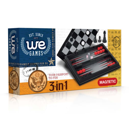 Magnetic 3-in-1 Combination Game Set