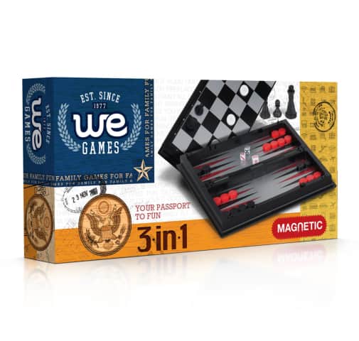Magnetic 3-in-1 Combination Game Set