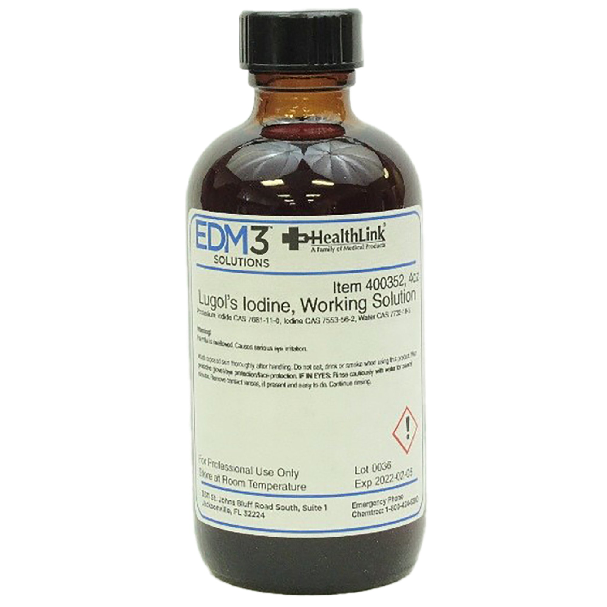 Lugol's Iodine Stain 4 oz. MK 444346