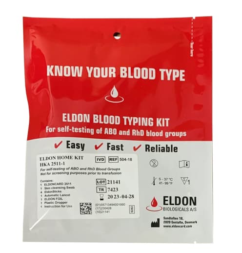 Blood Typing Kit (individual test)