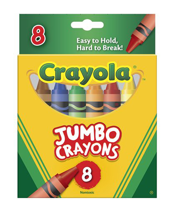 Crayola Crayons, Jumbo - 8 crayons