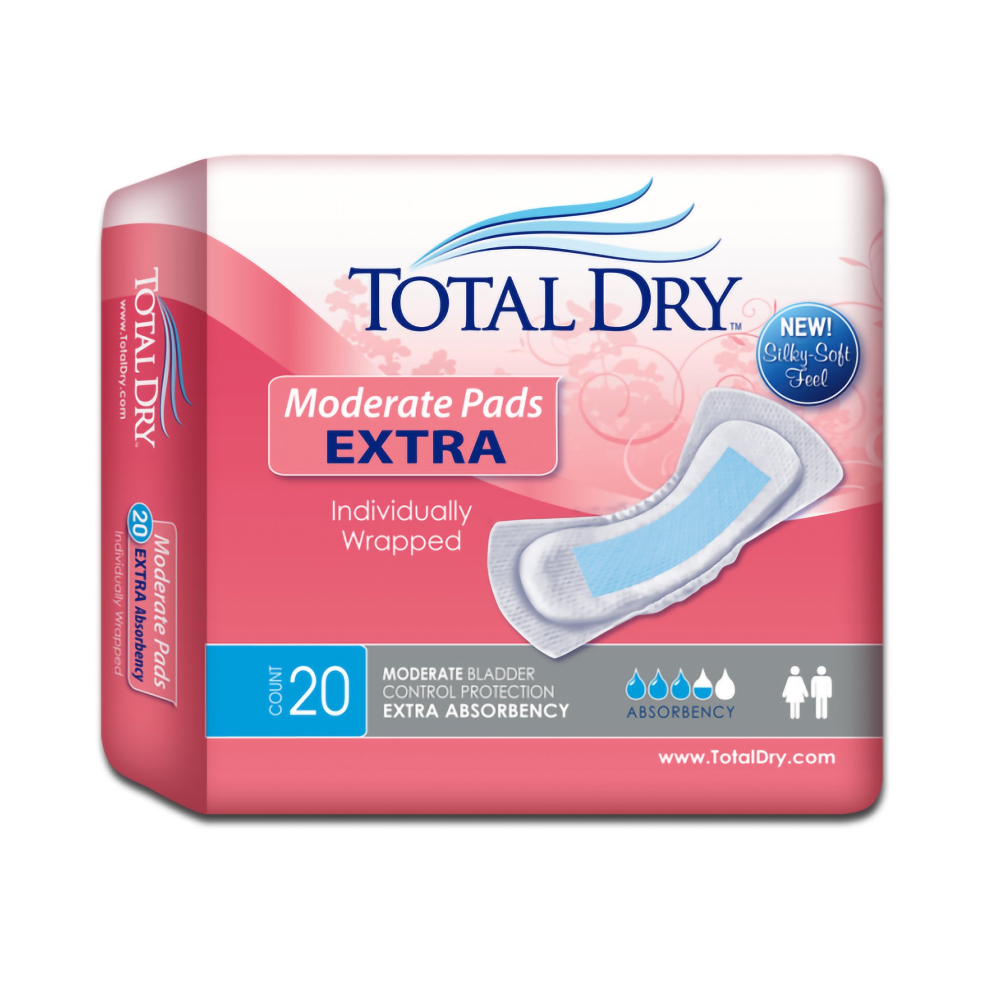 TotalDry Moderate Extra Bladder Control Pad, 11-Inch Length MK 975705
