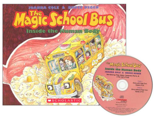 Magic School Bus Inside the Human Body Book & Audio CD
