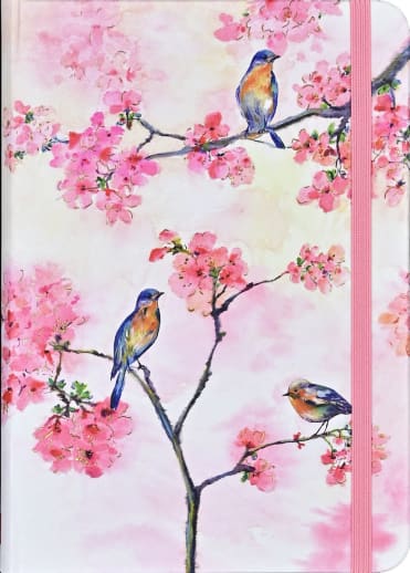 Cherry Blossoms in Spring Small Format Journal