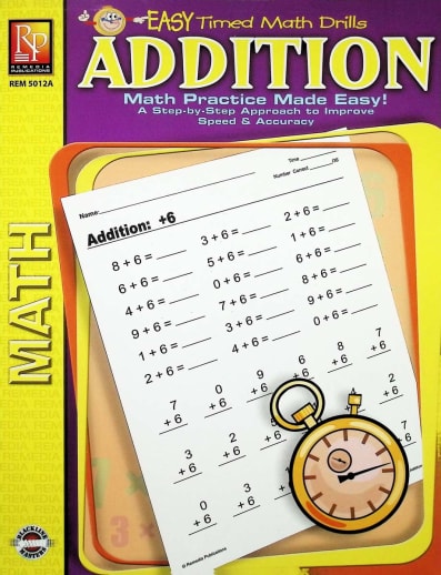 Addition (Easy Timed Math Drills)