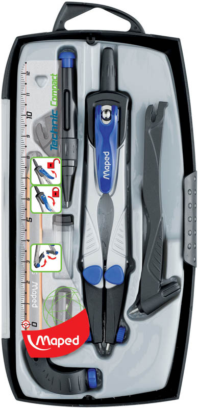 Maped Stop System Compass with 1 Pencil Lead