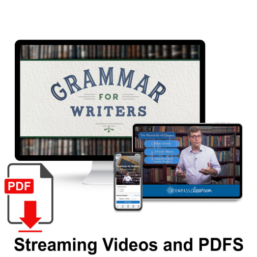 Grammar for Writers (Digital) - Streaming Videos and PDFS