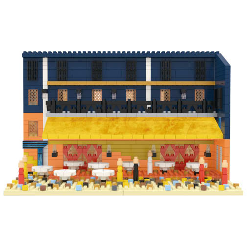 Mini Building Blocks: Van Gogh Cafe Terrace at Night (710 pieces)