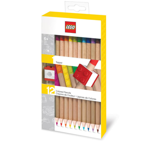 LEGO Colored Pencil with Topper (12 pack)