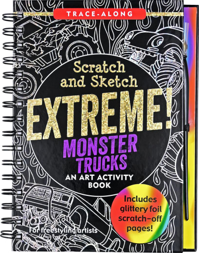 Scratch & Sketch Extreme Monster Trucks
