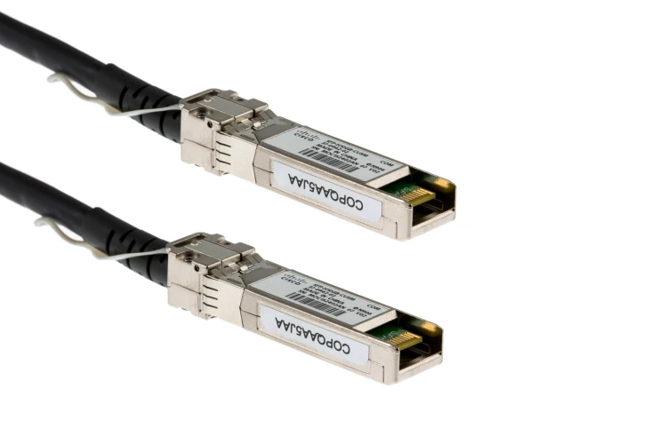 Cisco 10GBASE-CU Twin-Ax SFP+ Passive Cable, 5M, Refurbished, Original Cisco 10GBASE-CU Twin-Ax SFP+ Passive Cable, 5M, Refurbished, Original
