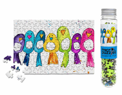 MicroPuzzles Feathers and Fluff 150-Piece Jigsaw Puzzle