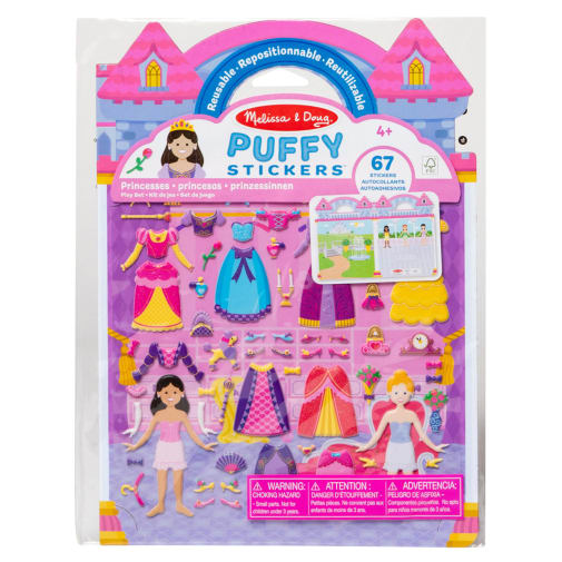 Melissa & Doug Princess Puffy Sticker Play Set