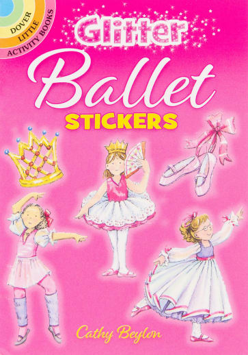 Glitter Ballet Small Format Stickers