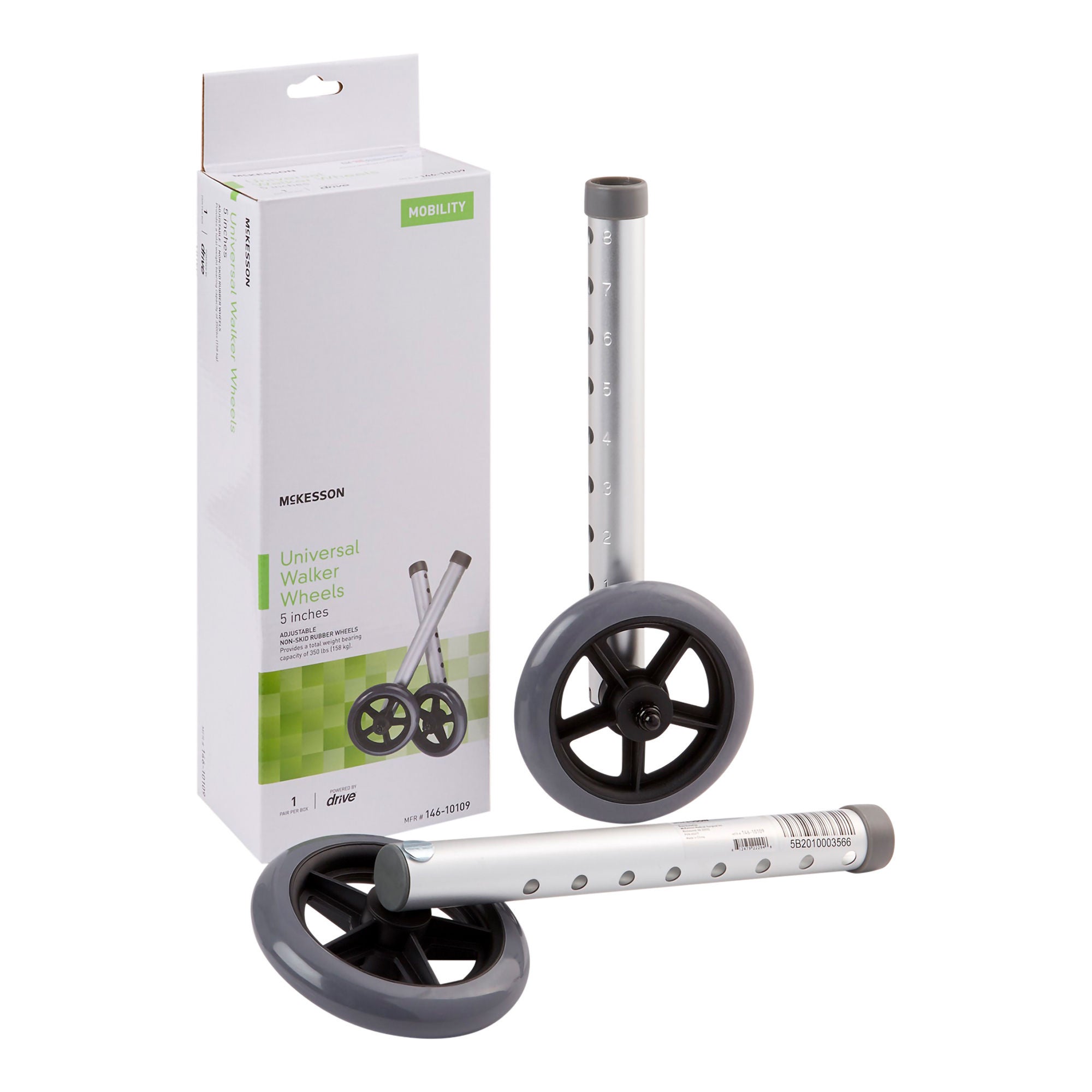 McKesson Walker Wheels, 5-inch Diameter MK 1076177