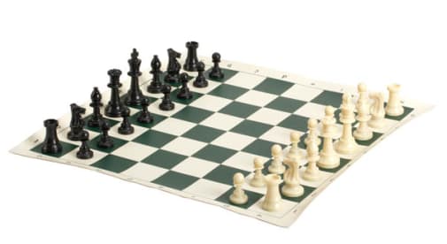 Vinyl Roll Up Tournament Chess Set (20")