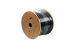 Cat6 Bulk Ethernet Cable, Unshielded, Solid, CMXF, Spool, 1000 ft, 500 Mhz, Black