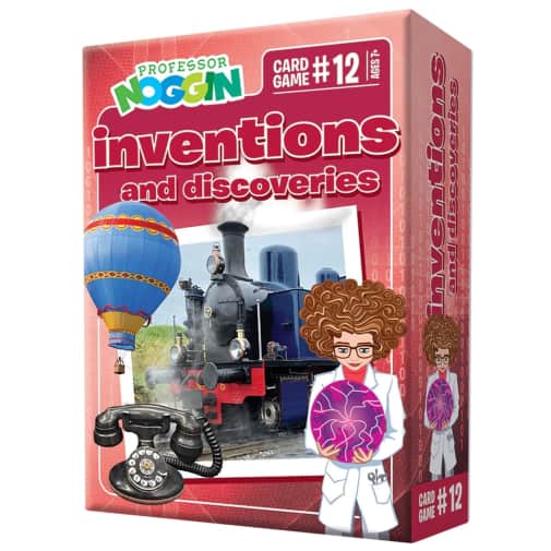 Professor Noggin Inventions and Discoveries Card Game