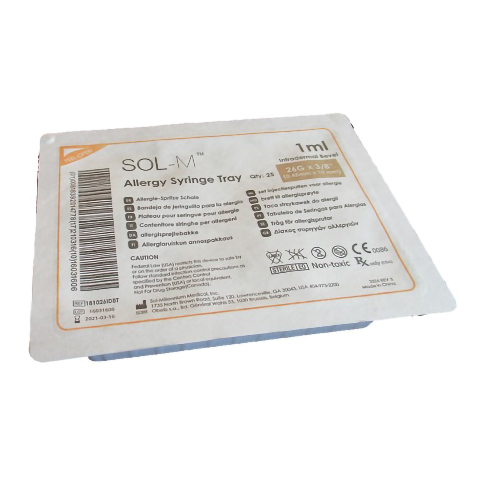 Sol-M Allergy Tray MK 867560