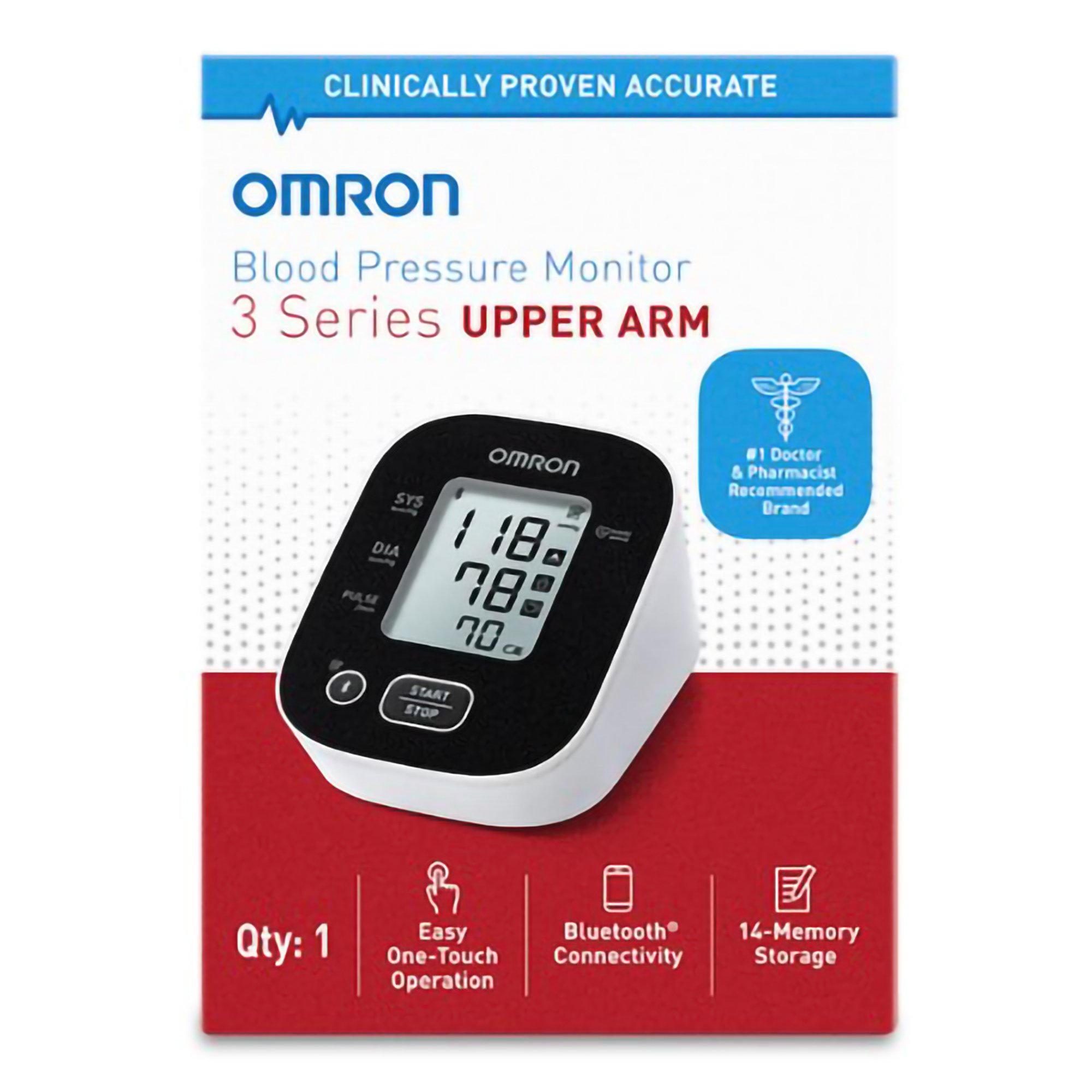 Omron 3 Series Upper Arm Blood Pressure Monitor MK 1259670