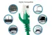 Cat6 Ethernet Patch Cable, Snagless, UTP, 25 ft, Green