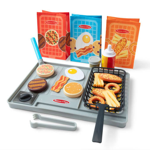 Melissa & Doug Water WOW! Flip & Fry Grill Play Set