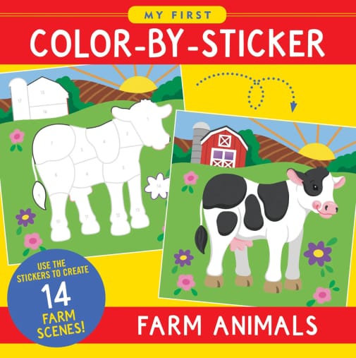 My First Color-By-Sticker - Farm Animals