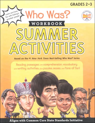 Who Was? Workbook: Summer Activities