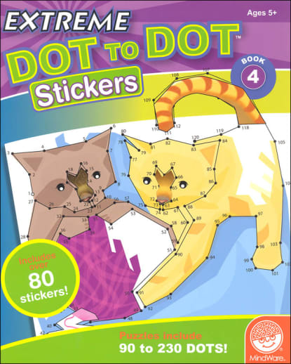 Extreme Dot to Dot Stickers - Book 4