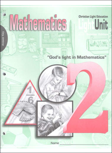 Mathematics LightUnit 205 AnswrKey Sunrise Ed