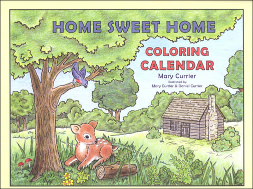 Home Sweet Home Coloring Calendar
