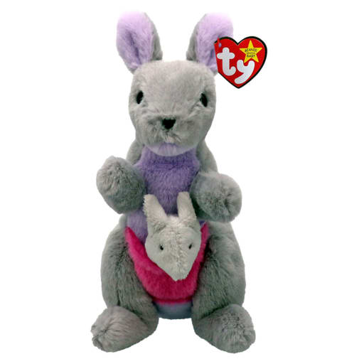 Kayla Kangaroo Beanie Baby 8"