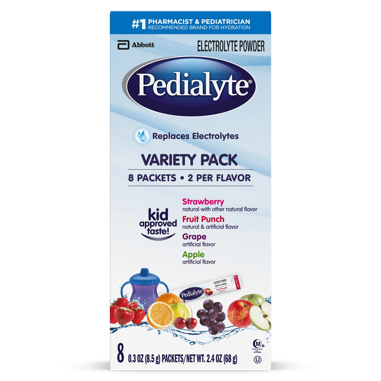 Pedialyte Electrolyte Powder, Assorted Flavors MK 832259
