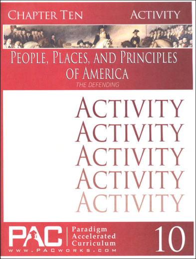 People Places & Principles of America Chapter 10 Activities (Year 2)