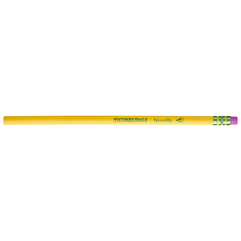 Ticonderoga® Tri-write™ Pencils, 12 Per Pack, 6 Packs