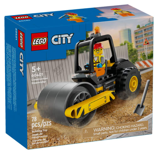 LEGO City Great Vehicles Construction Steamroller (60401)