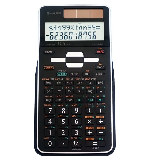 Sharp Scientific Calculator with 2 Line Display